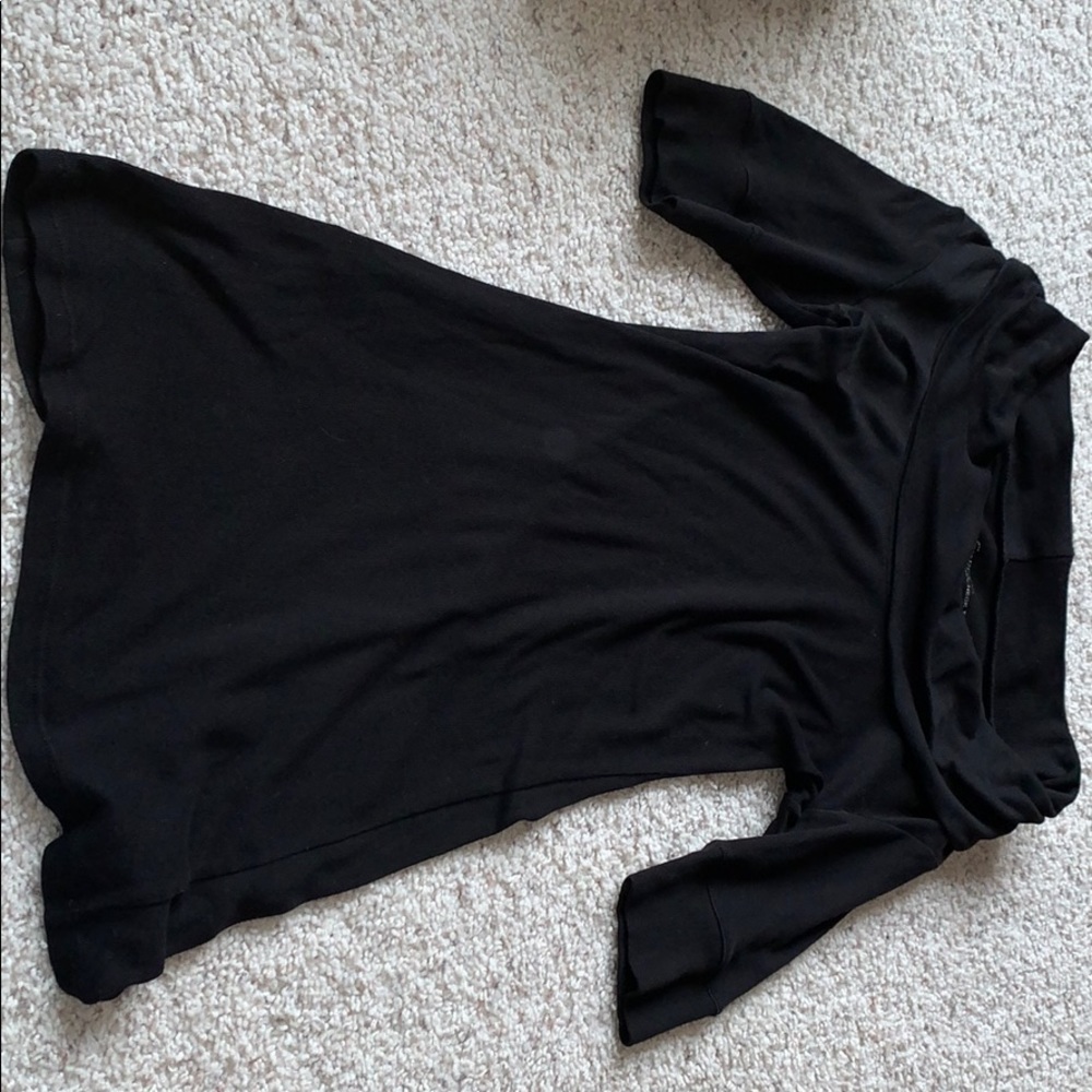 Express sexy basic cowl neck tee